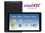 vitalTEK 10.1 Quad Core 1.3G 1024* DDR3 1G 16G Bluetooth Android 5.1 Lollipop Tablet PC