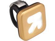 Knog Blinder 4 Arrow USB Rechargeable Safety Light White LED Gold