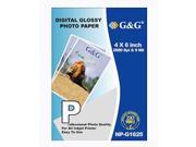 G G 4 X 6 Inch Digital Glossy Photo Paper 100 Sheets
