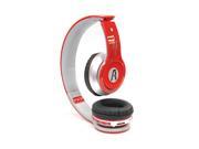 A1 Tech Wireless Bluetooth Stereo Headset with Mic and FM Radio Red For iPhone 5 iPhone 6 iPad Galaxy S5 S4 Note 2 3
