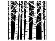 Crafter s Workshop Templates 12 X12 Aspen Trees