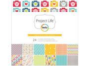 Project Life Designer Paper Collection Pack 12 X12 24 Pkg Honey Edition