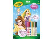 Crayola Coloring Activity Pad W Markers Disney Princess