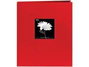 Fabric Frame Scrapbook 8.5 X11 Red