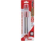 Pentel R.S.V.P. Medium Ballpoint Pens 2 Pkg Red