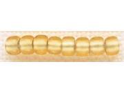 Mill Hill Glass Beads Size 6 0 4mm 5.2 Grams Pkg Frosted Gold