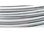 Coiled Aluminum Floral Wire 12 Gauge 5yd Silver