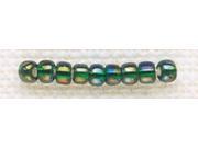 Mill Hill Glass Beads Size 8 0 3mm 6.0 Grams Pkg Golden Emerald