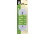 Knit Non Roll Elastic 1 4 X3 Yards White