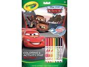 Coloring Activity Pad With Markers CARS 2