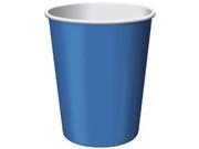 Paper Hot Cold Cups 9 Ounces 24 Pkg True Blue