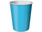 Paper Hot Cold Cups 9 Ounces 24 Pkg Pastel Blue