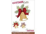 CottageCutz Die 4 X6 Elegant Christmas Bell
