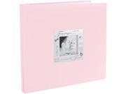 Expressions Postbound Album 12 X12 Baby Pink