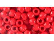 Pony Bead Big Value Pack 9mm 1000 Pkg Opaque Red