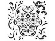 Crafter s Workshop Templates 6 X6 Mexican Skull