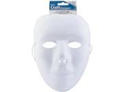 White Matte PVC Mask 9.75