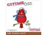 CottageCutz Die 4 X4 Jolly Cardinal