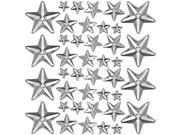 Idea Ology Mirrored Stars 24 Pkg Clear Assorted Sizes .25 To 1