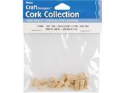 Cork Collection Stoppers .25 X.5 15 Pkg