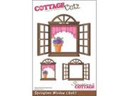CottageCutz Die 4 X6 Springtime Window