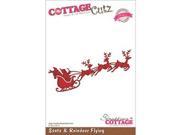 CottageCutz Elites Die Santa Reindeer Flying