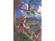 Disney Dreams Collection By Thomas Kinkade Pinocchio Vignett 5 X7 18 Count