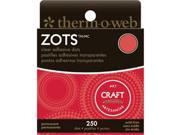 Zots Clear Adhesive Dots Craft 1 2 X1 16 Thick 250 Pkg