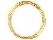 Memory Wire Large Bracelet .62mm .5oz Gold Plated 30 Coils