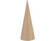 Paper Mache Open Bottom Cone 10.63 X4