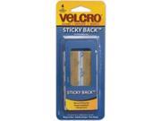 VELCRO R brand STICKY BACK R Tape 3 4 X3 1 2 4 Pkg Beige