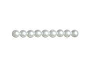 Jewelry Basics Pearl Beads 6mm 158 Pkg White Round