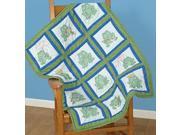 Themed Stamped White Quilt Blocks 9 X9 12 Pkg Frogs