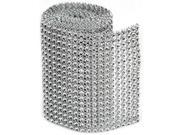 Bling On A Roll 3mm X 1yd 18 Row; Silver