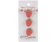 Sweet Delights Buttons Strawberries