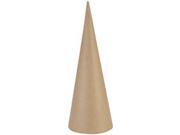 Paper Mache Open Bottom Cone 13.75 X5