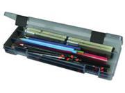 ArtBin Pencil Box 12.38 X4.875 X1.75 Translucent Charcoal