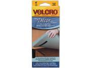 VELCRO R brand Home Decor Tape 1 X6 Black