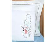 Children s Stamped Pillowcase With White Perle Edge 1 Pkg Fisher Boy