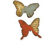 Sizzix Movers Shapers Magnetic Die Set 2 Pkg By Tim Holtz Butterflies