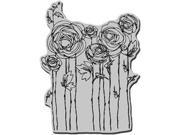 Stampendous Cling Rubber Stamp Ranunculus Field