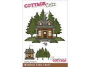 CottageCutz Die 4 X6 Woodland Cabin