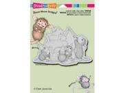 Stampendous House Mouse Cling Stamp Birthday Cone