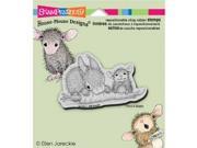 Stampendous House Mouse Cling Stamp Carrot Friend