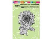 Stampendous Cling Rubber Stamp 5.5 X4.5 Sheet Sweet Sunflower