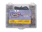 Plastic Alphabet Bead Kit 85 Pieces 6mm W Cord