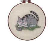 Learn A Craft A Cat And A Mouse Needlepoint Kit 6 Round