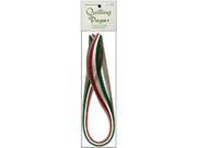 Quilling Paper .125 105 Pkg Holiday 5 Colors