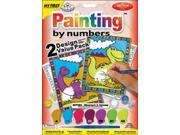 My First Paint By Number Kit 8 3 4 X11 3 8 2 Pkg Dinosaurs Volcano