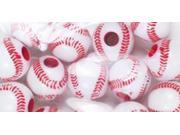 Fun Pack Sports Beads 12mm 30 Pkg Baseball Softball